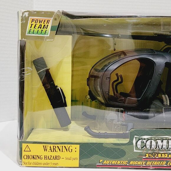 World Peacekeepers Combat Black Helicopter 2 Figures 1:18 Scale Power Team Elite - Picture 4 of 14